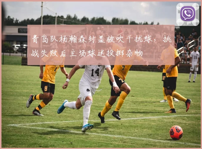 青岛队杨瀚森封盖被吹干扰球，挑战失败后主场球迷投掷杂物